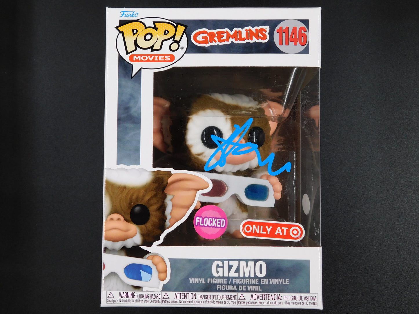 Howie Mandel Signed Autographed Funko Pop 1146 Gizmo Gremlins JSA COA Flocked