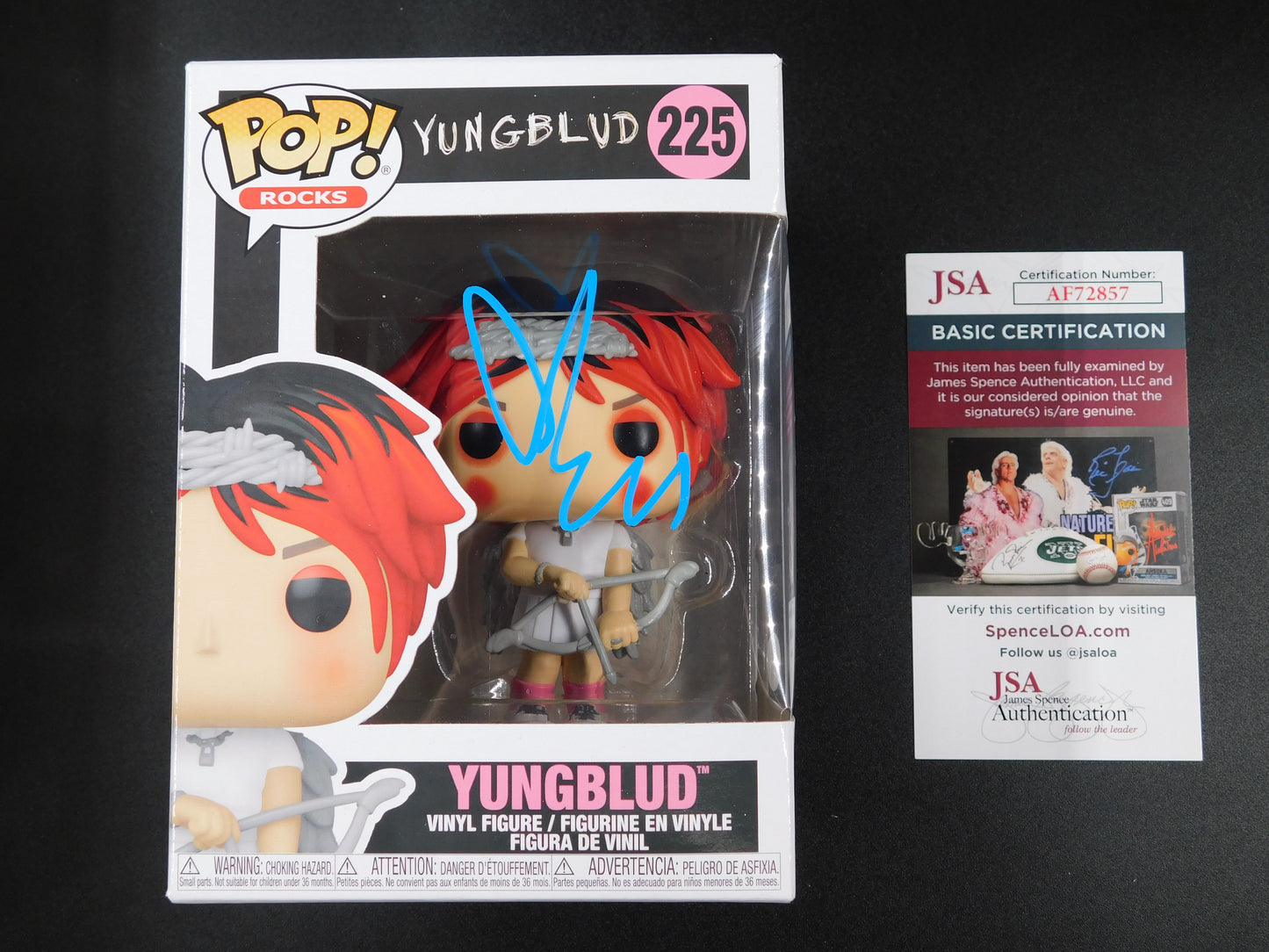 Yungblud Signed Autographed Funko Pop Rocks 225 21st Century Liability JSA COA