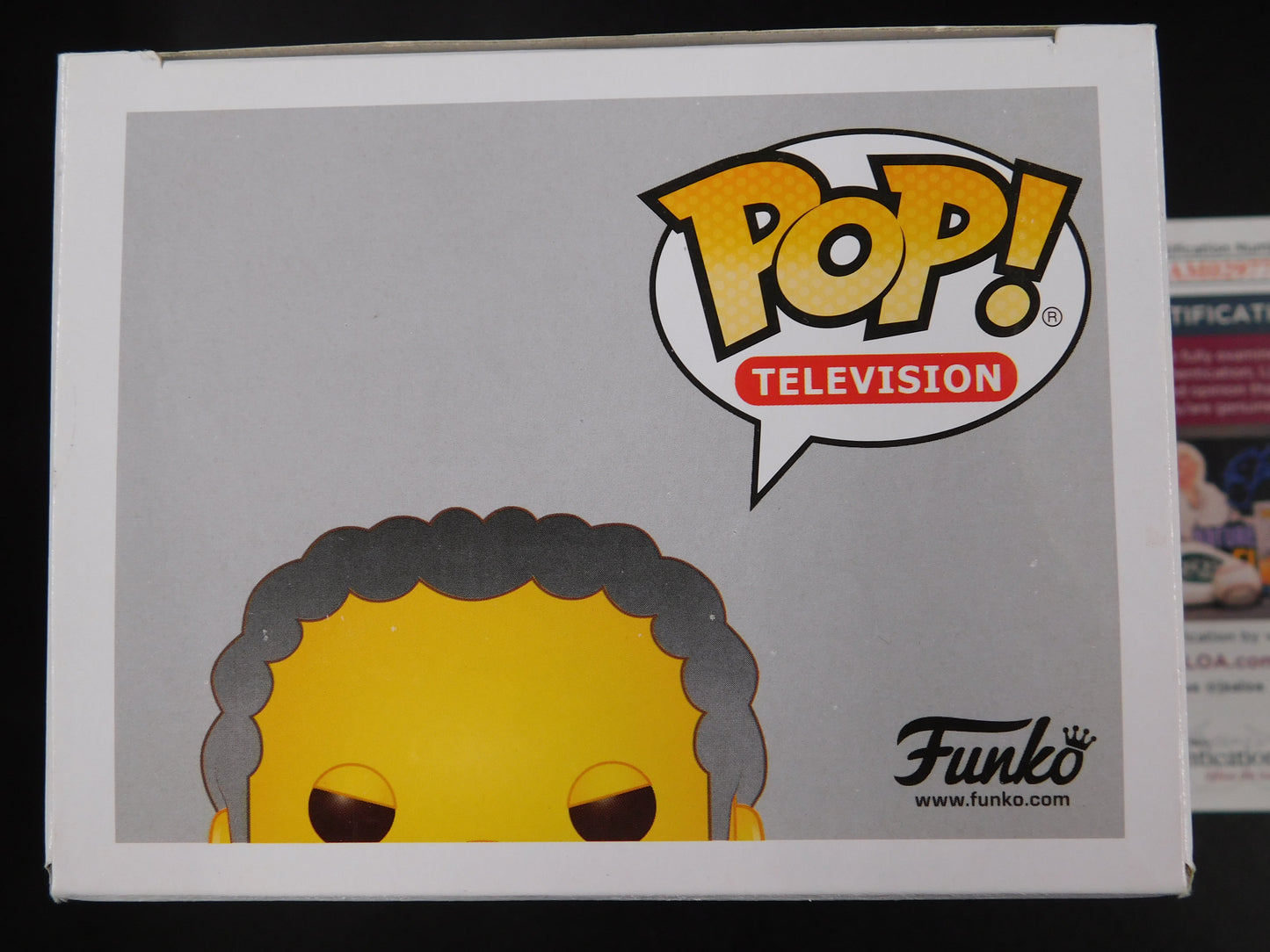 Hank Azaria Signed Autographed Funko Pop 500 Moe Szyslak The Simpsons JSA COA