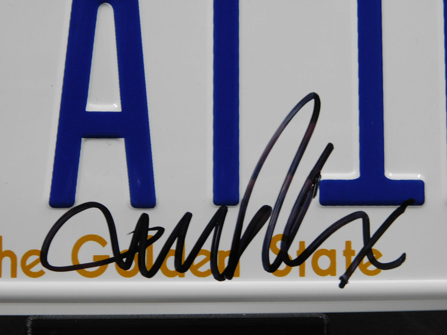 Back To The Future Cast Signed Plate / Lloyd & Fox JSA LOA
