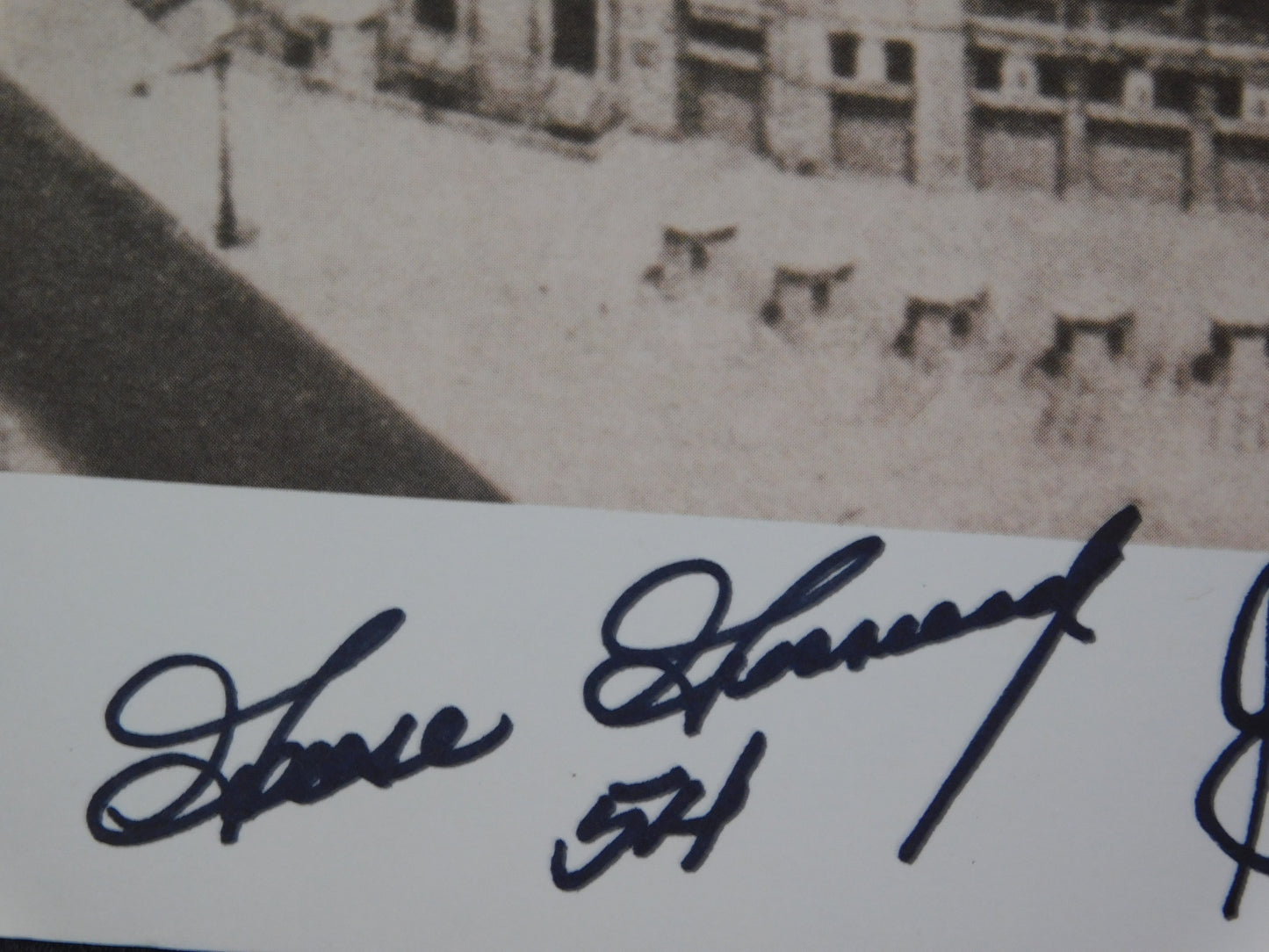 Yankees Signed 11x14 Gossage, Nettles, Pinella, Lyle Old Yankee Stadium JSA COA