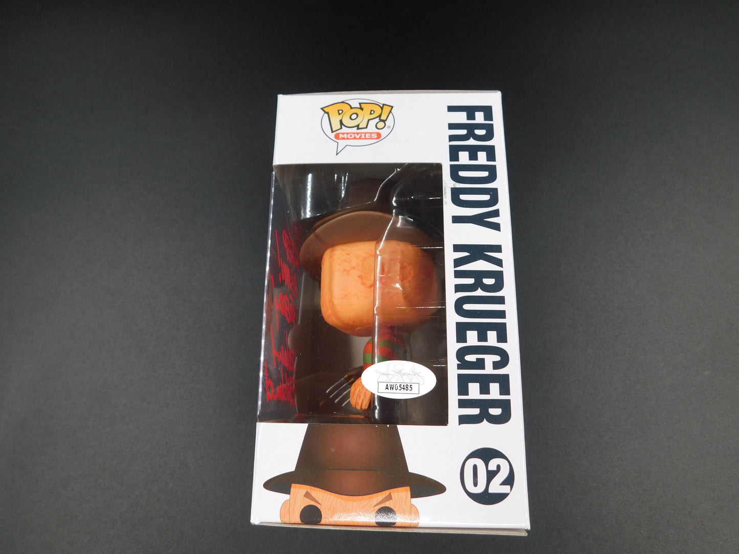 Robert Englund Signed Funko Pop 02 Freddy Krueger Nightmare Never Sleep JSA COA