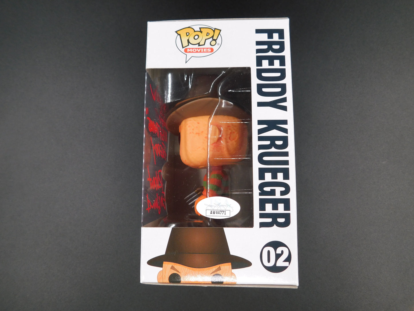 Robert Englund Signed Funko Pop 02 Freddy Krueger Nightmare on Elm Street JSA COA