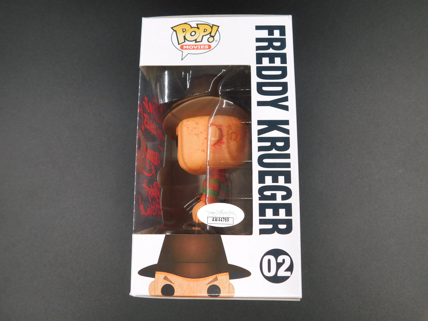 Robert Englund Signed Funko Pop 02 Freddy Krueger Nightmare Your Dreams JSA COA