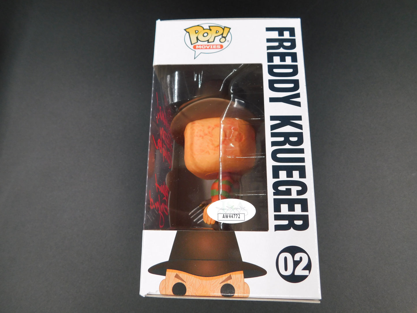 Robert Englund Signed Funko Pop 02 Freddy Krueger Nightmare Sweet Dreams JSA COA