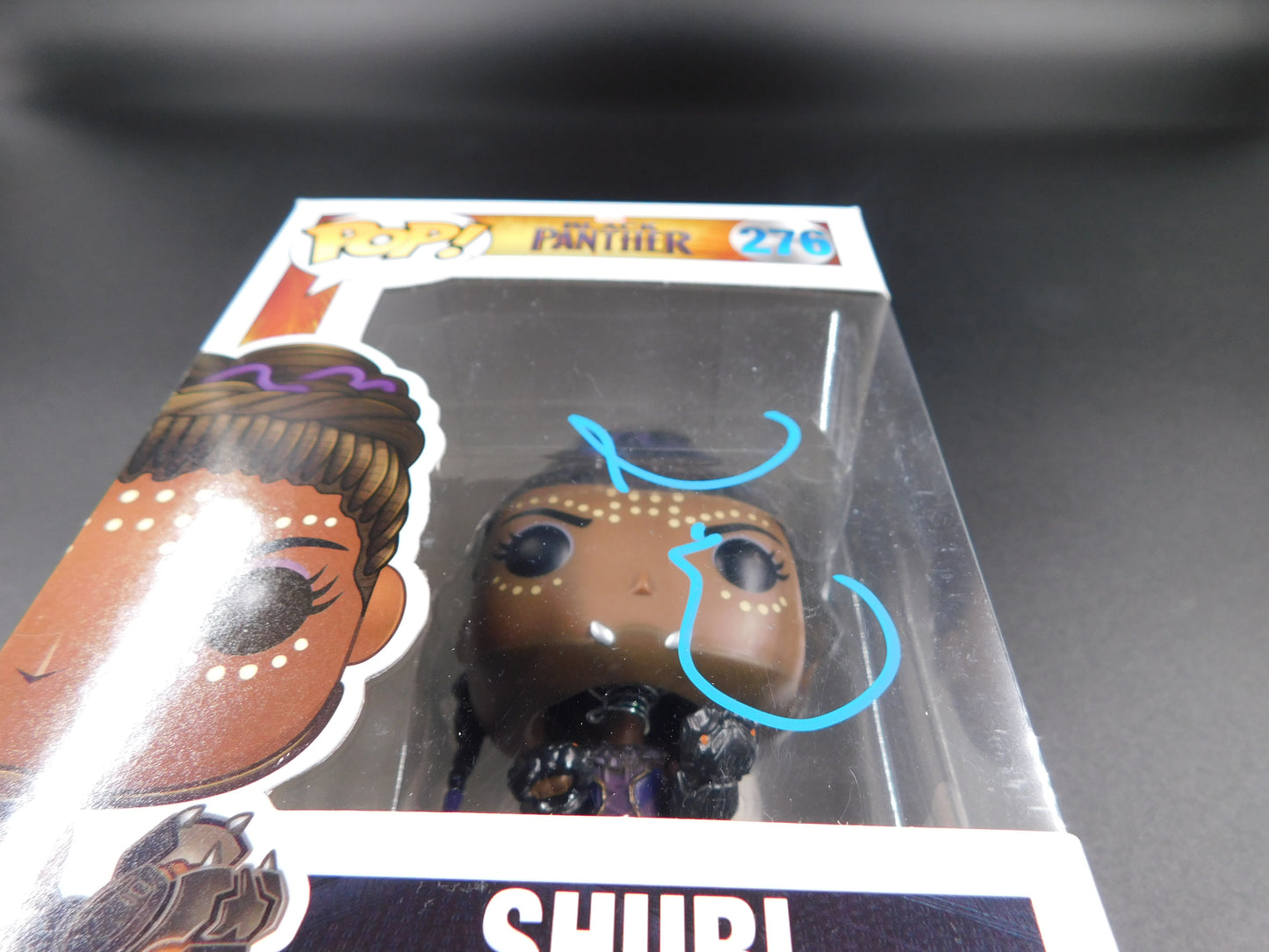 Letitia Wright Signed Autographed Funko Pop 276 Shuri Black Panther Marvel BAS COA