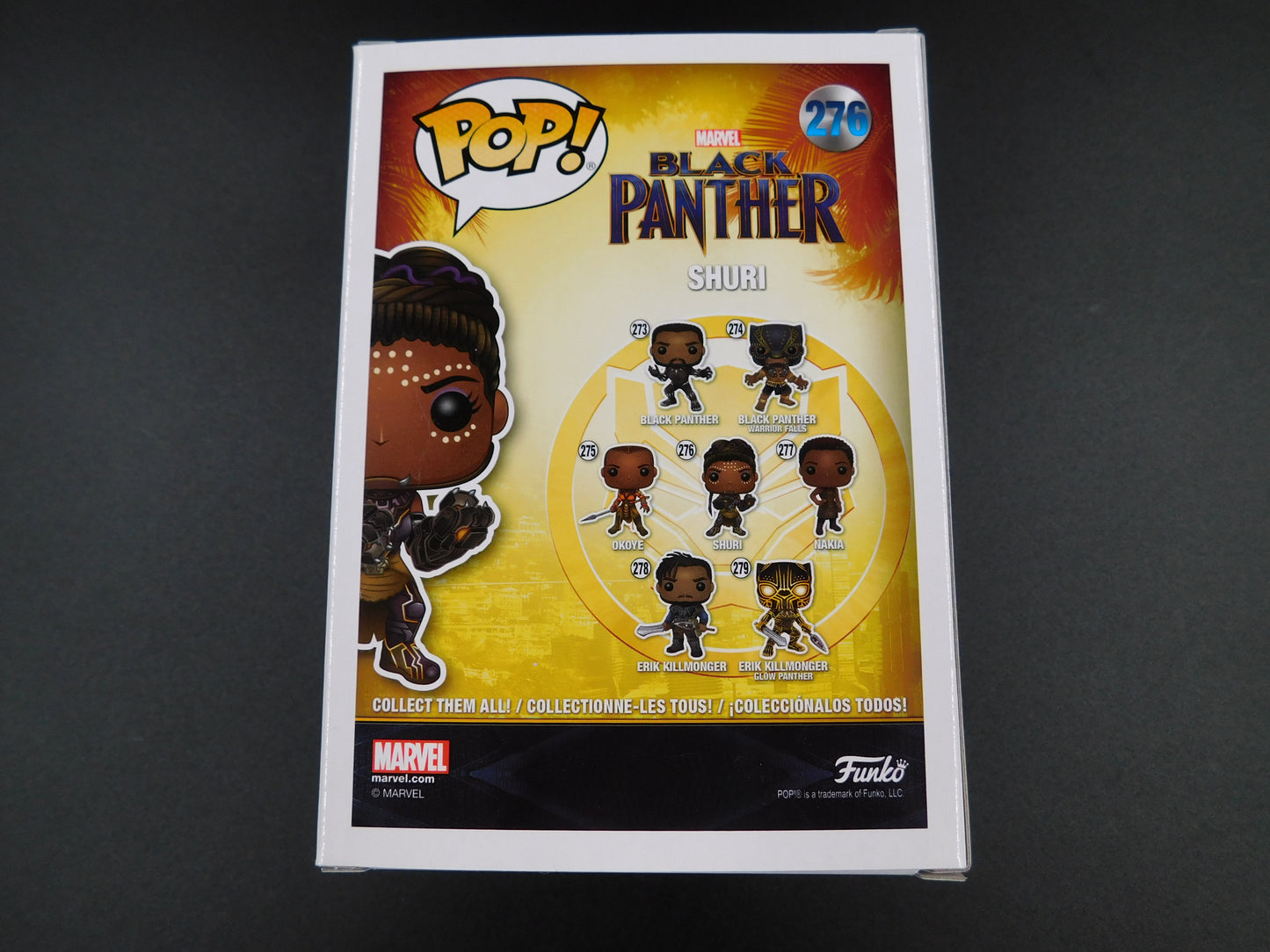 Letitia Wright Signed Autographed Funko Pop 276 Shuri Black Panther Marvel BAS COA