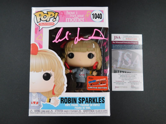 Cobie Smulders Signed Funko Pop 1040 Robin Sparkles How I Met Your Mother HIMYM NYCC JSA COA