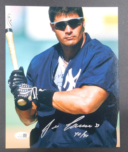 Jose Canseco Signed Autographed 8x10 Photo Inscribed 40/40 Yankees JSA