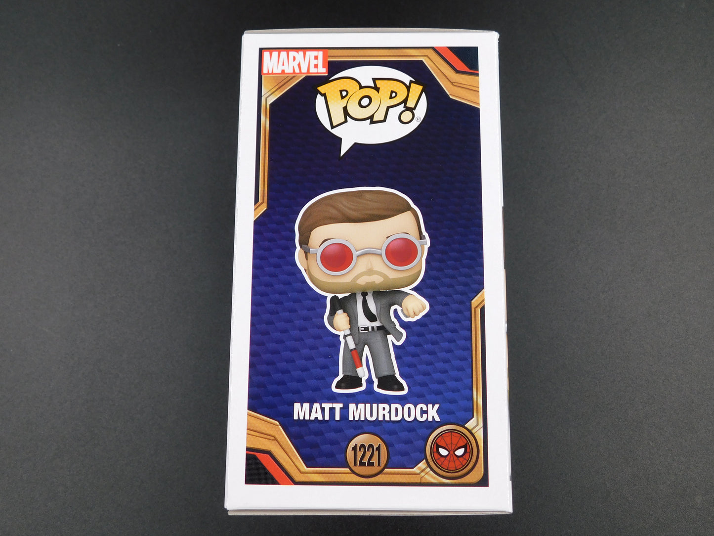 Charlie Cox Signed Autographed Funko Pop 1221 Matt Murdock Spider-Man Daredevil JSA COA