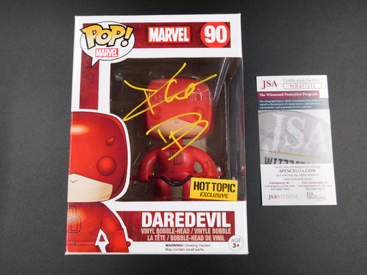 Charlie Cox Signed Autographed Funko Pop 90 Daredevil Marvel Hot Topic Exclusive JSA COA