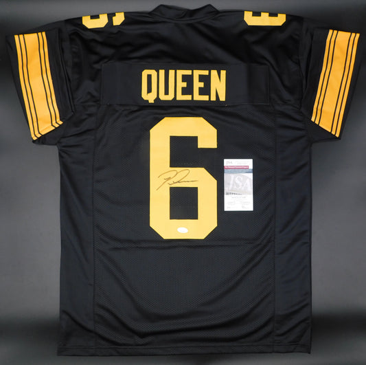 Patrick Pat Queen Signed Autograph Pittsburgh Steelers Color Rush Jersey JSA COA