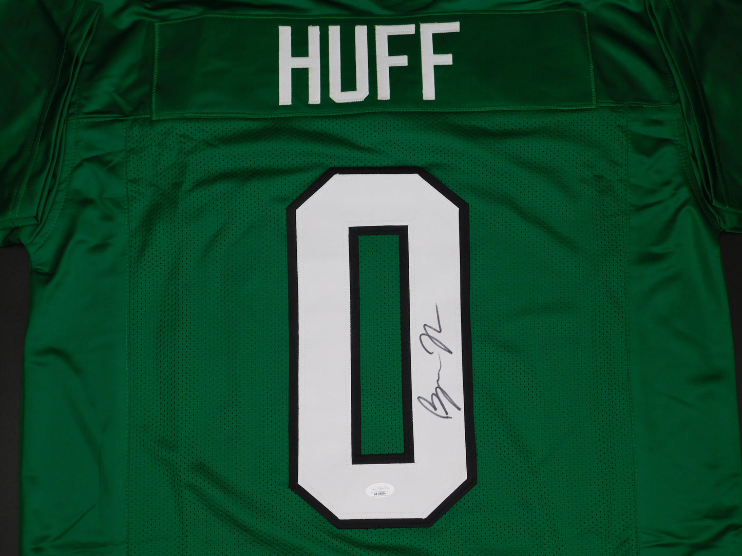 Bryce Huff Signed Autographed Philadelphia Eagles Kelly Green Jersey JSA COA