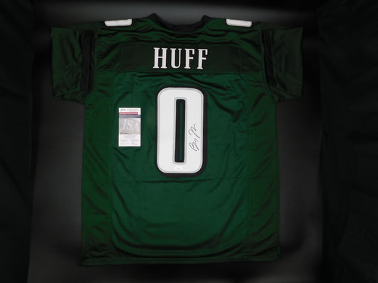 Bryce Huff Signed Autographed Philadelphia Eagles Green Jersey Memphis JSA COA