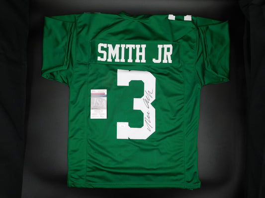 Nolan Smith Jr Signed Autographed Philadelphia Eagles Kelly Green Jersey JSA COA