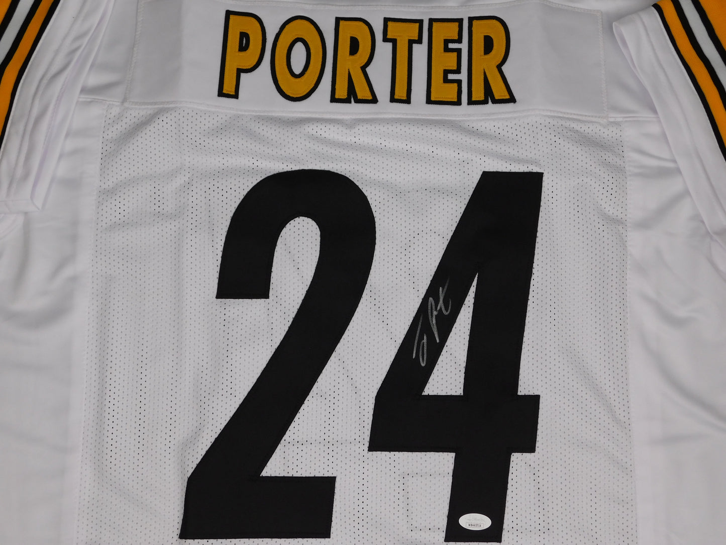 Joey Porter Jr Signed Autographed Pittsburgh Steelers White Jersey PSU JSA COA