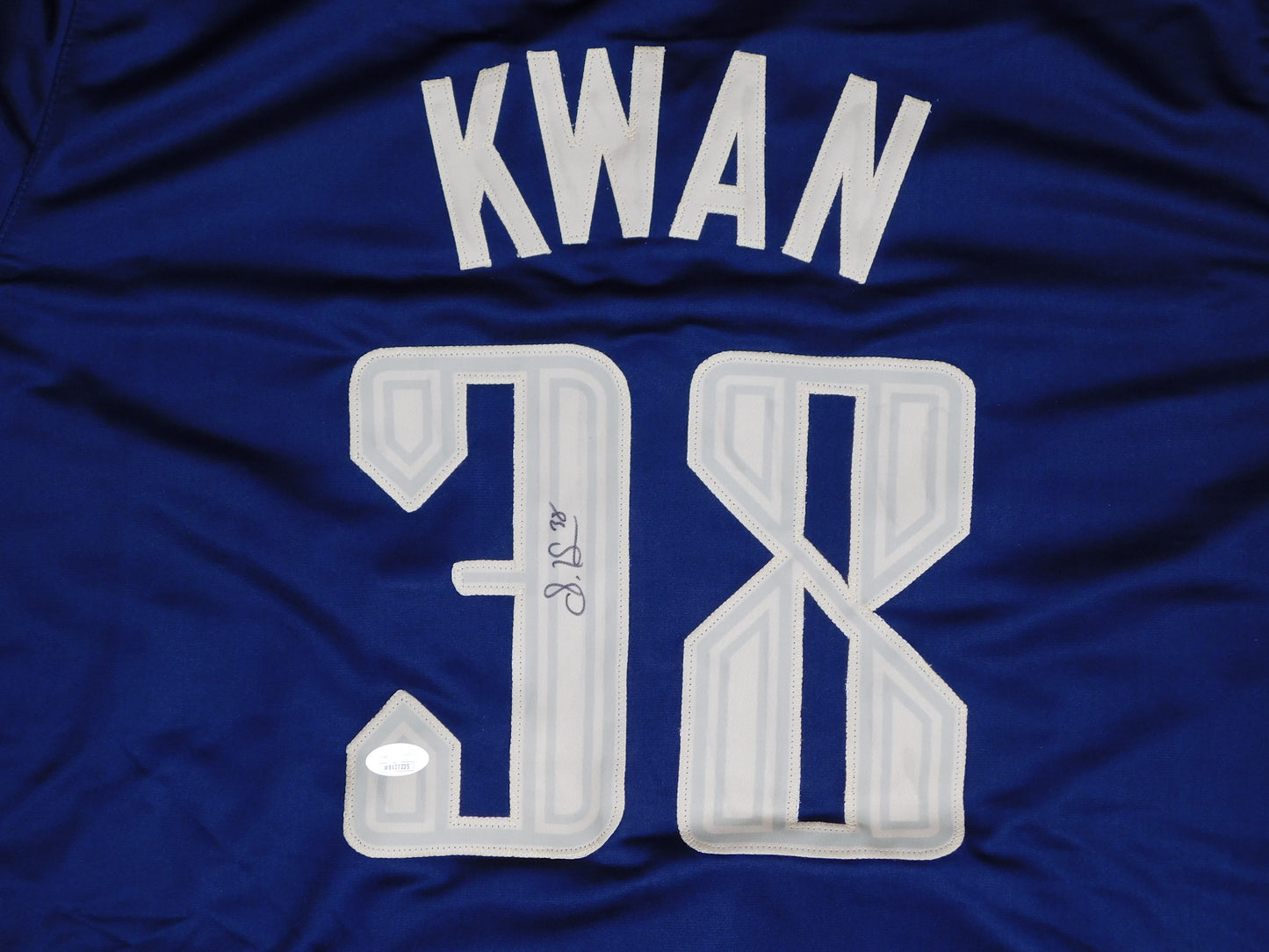 Steven Kwan Signed Autographed Cleveland Guardians City Connect Baseball Jersey JSA COA