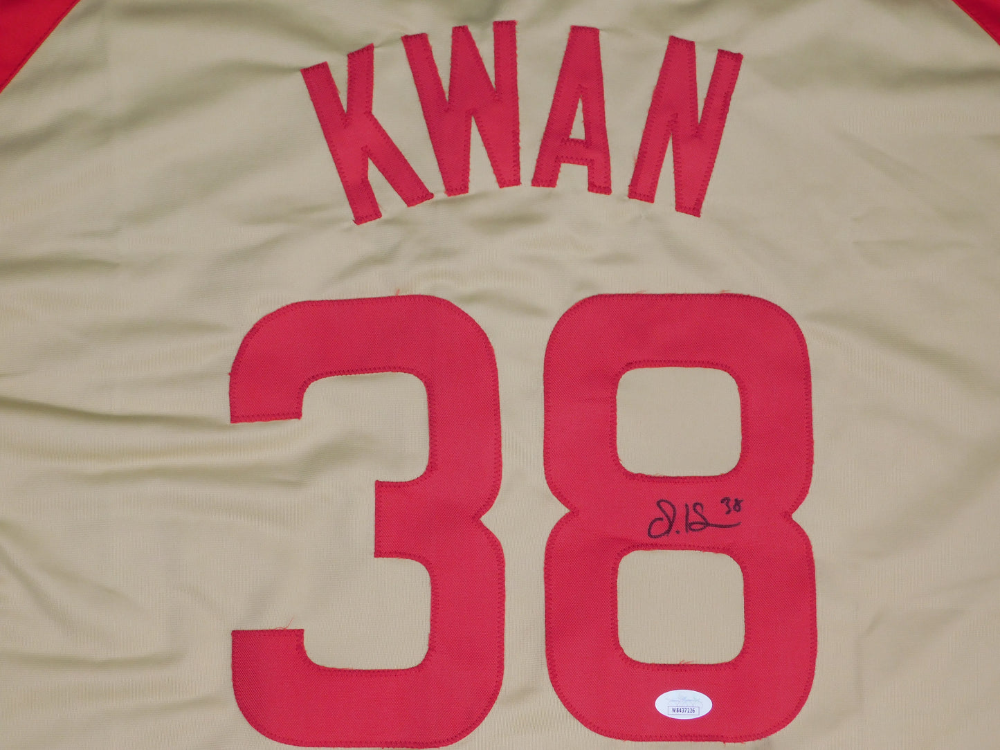 Steven Kwan Signed Autographed Cleveland Guardians 2024 All Star Baseball Jersey JSA COA