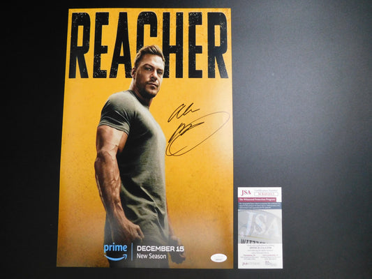 Alan Ritchson Signed Autographed 11x17 Photo Reacher Blue Mountain State JSA COA