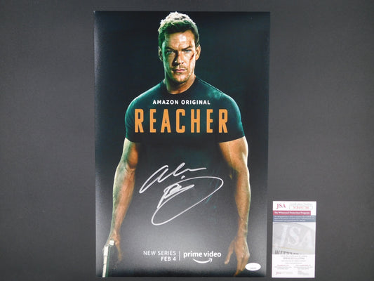 Alan Ritchson Signed Autographed 11x17 Photo Reacher Blue Mountain State JSA COA