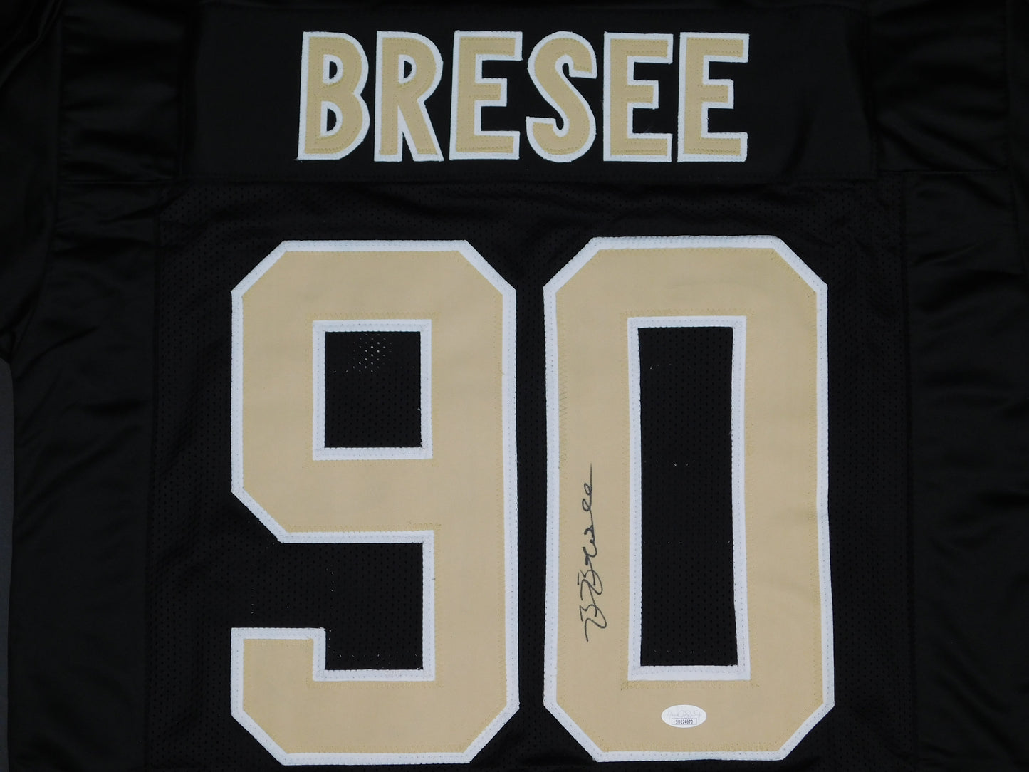 Bryan Bresee Signed Autographed New Orleans Saints Black Jersey Clemson JSA COA