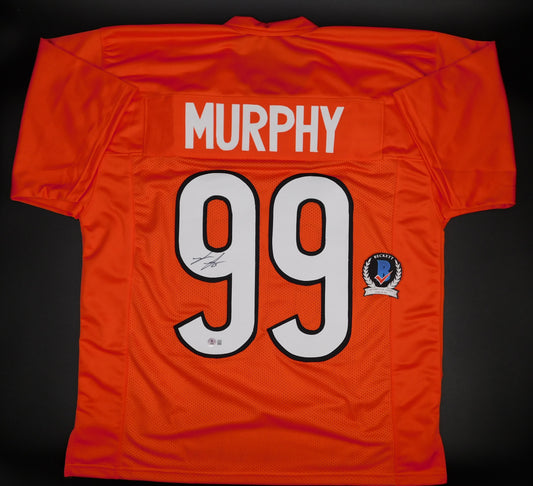 Myles Murphy Signed Autographed Cincinnati Bengals Orange Jersey Clemson BAS COA