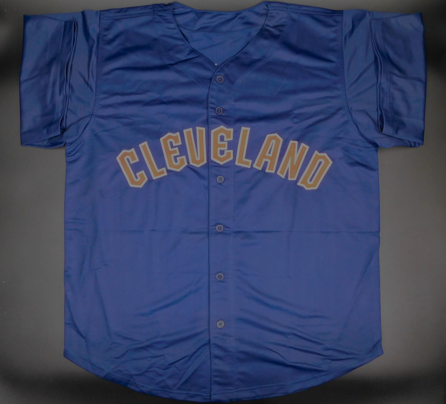 Steven Kwan Signed Autographed Cleveland Guardians Blue Baseball Jersey JSA COA