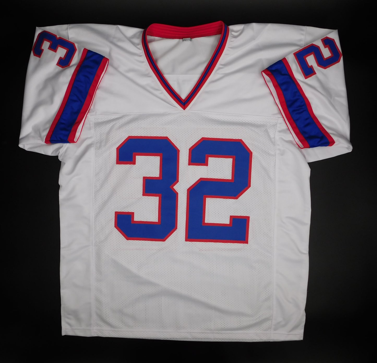 OJ Simpson Signed Autographed Buffalo Bills White Jersey HOF Inscription JSA COA