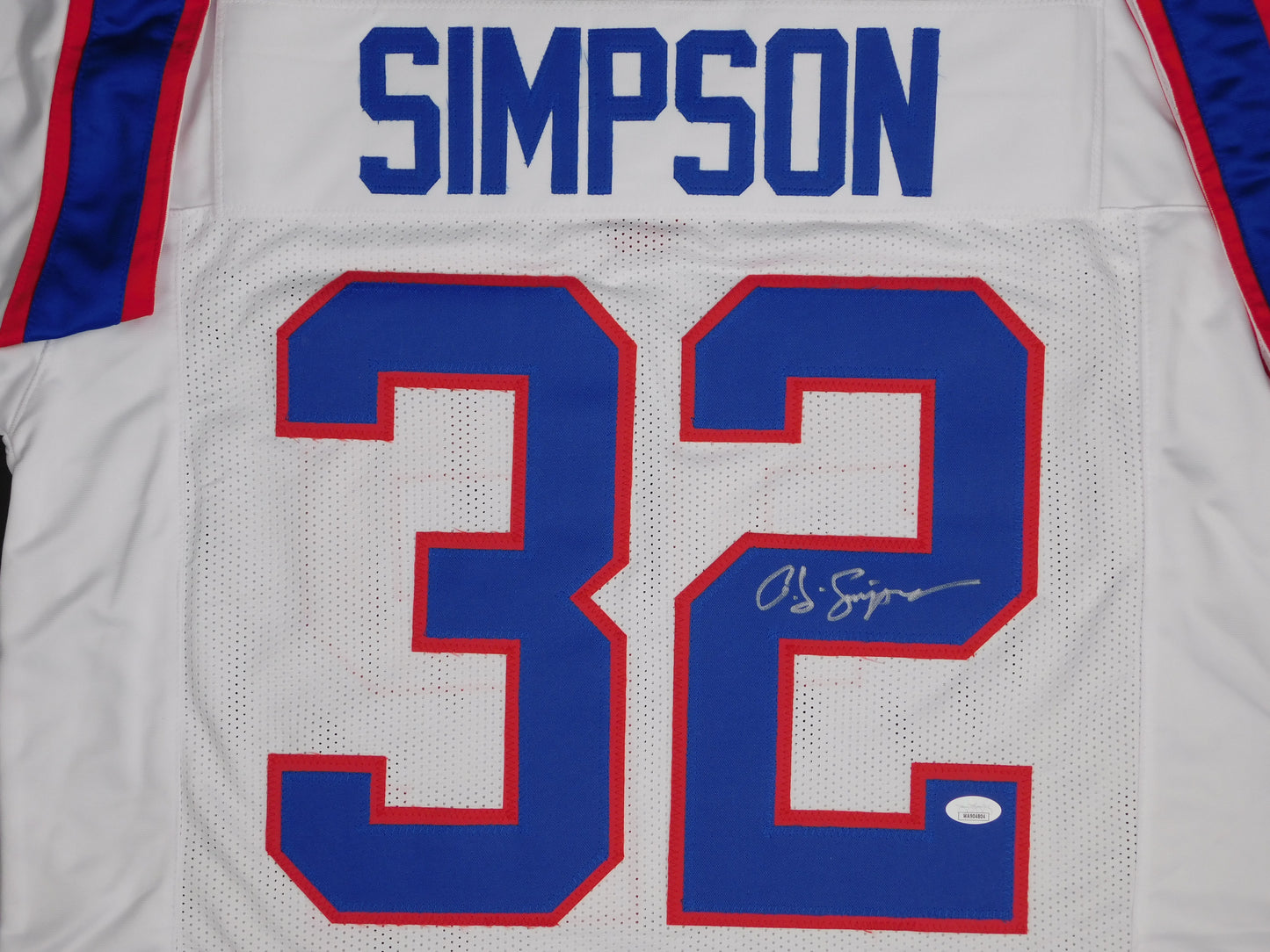 OJ Simpson Signed Autographed Buffalo Bills White Jersey USC HOF JSA COA