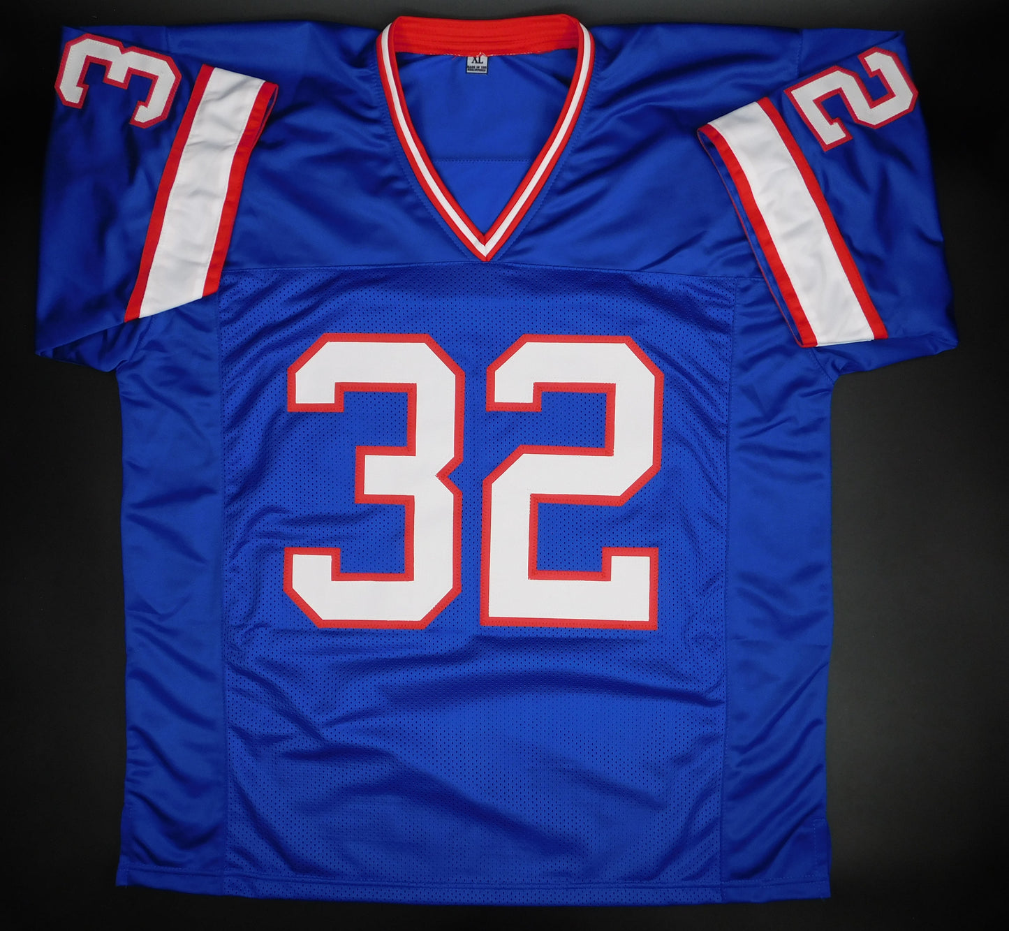 OJ Simpson Signed Autographed Buffalo Bills Blue Jersey HOF Inscription JSA COA