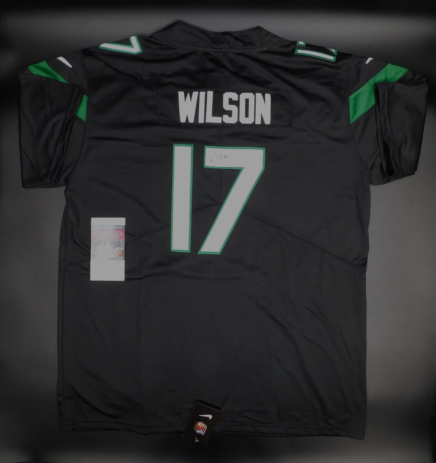 Garrett Wilson Signed Autographed Authentic New York Jets NIKE Jersey JSA COA