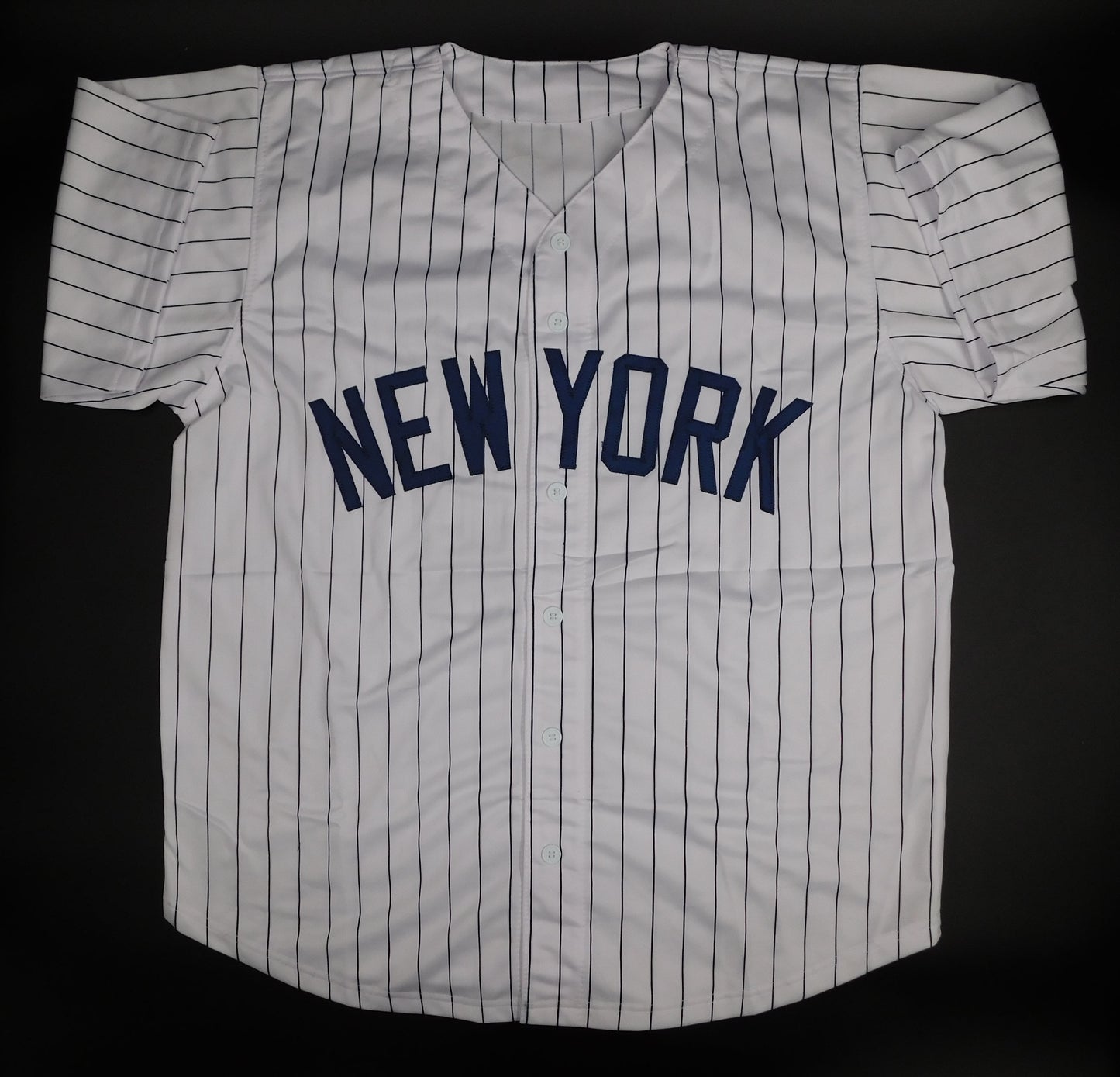 Oswald Peraza Signed Autographed NYY New York Yankees Pinstripe Baseball Jersey JSA COA