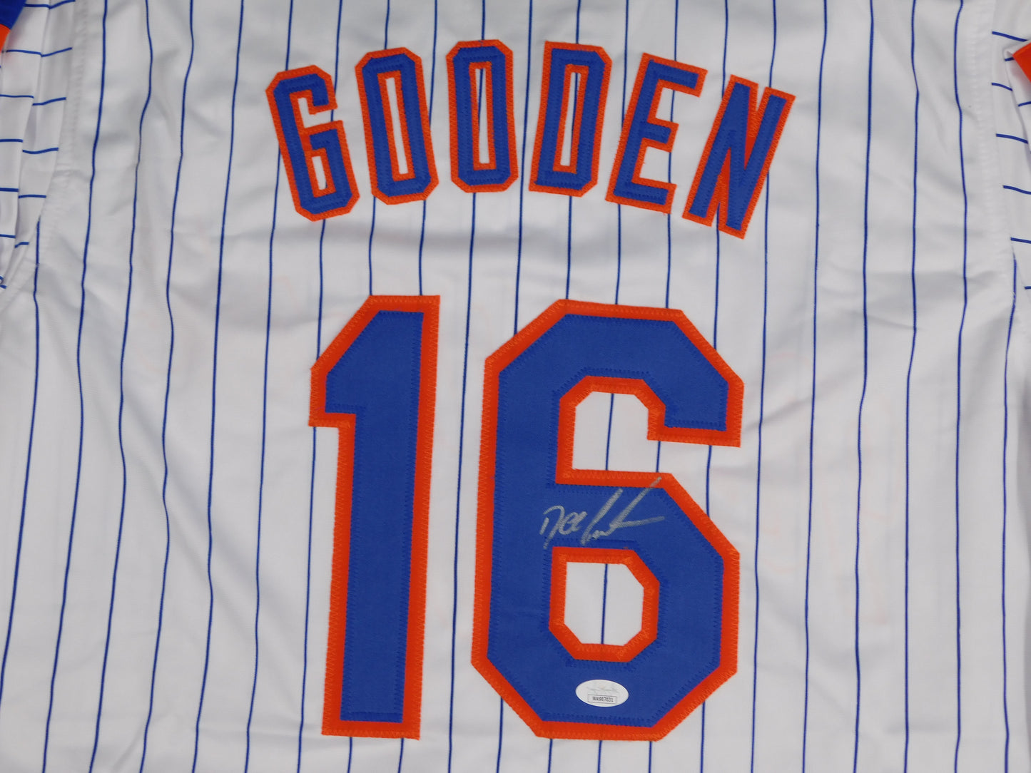 Doc Gooden Signed Autographed NYM New York Mets Baseball Jersey Dr. K JSA COA