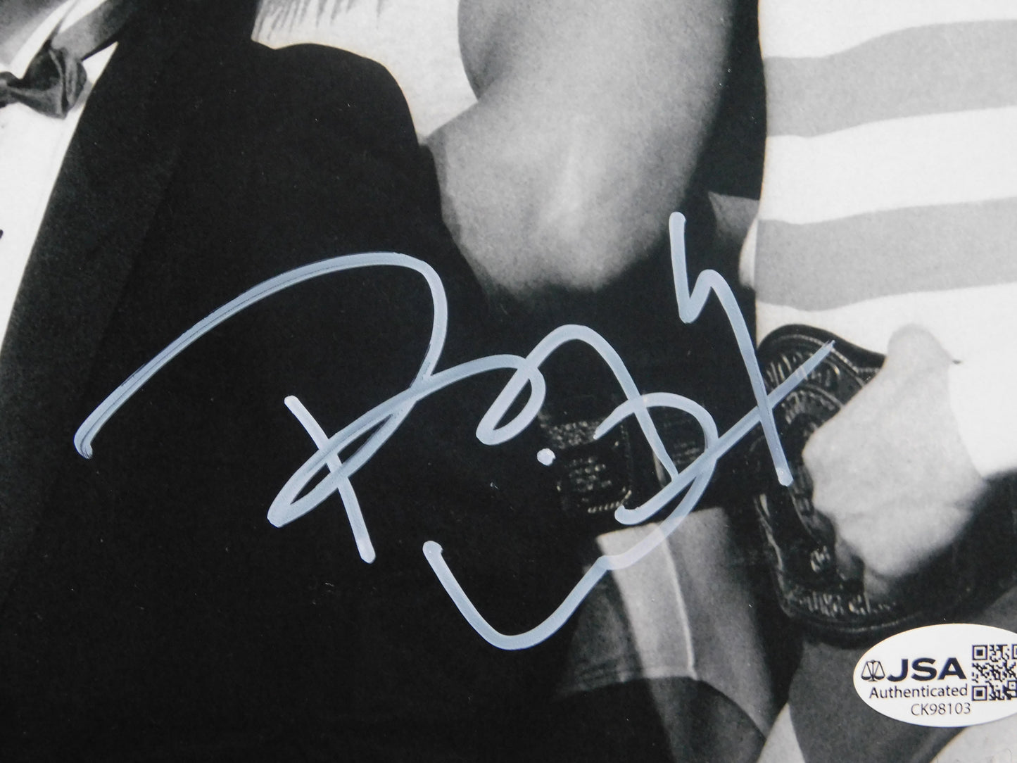 Barry Windham & Mike Rotundo Signed/Autographed 8x10 Photo JSA COA WWE