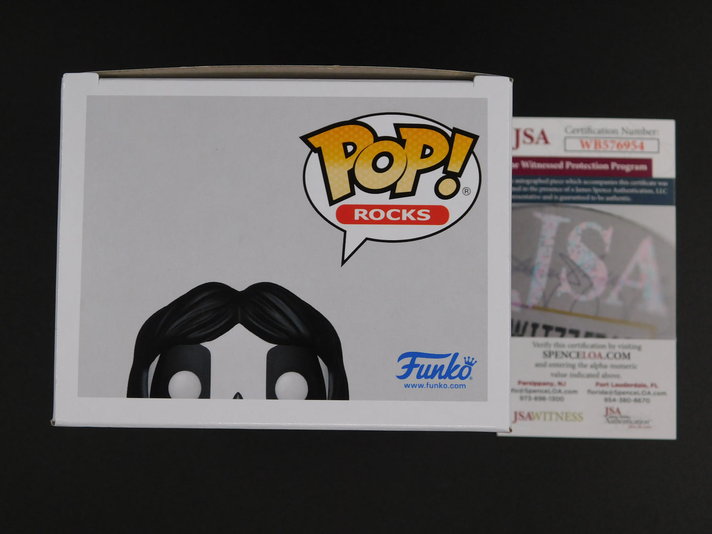 Peter Criss Signed Autographed Funko Pop 124 KISS The Catman GITD Exclusive HOF JSA COA