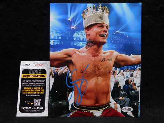 Cody Rhodes Signed/Autographed 8x10 Photo JSA COA WWE