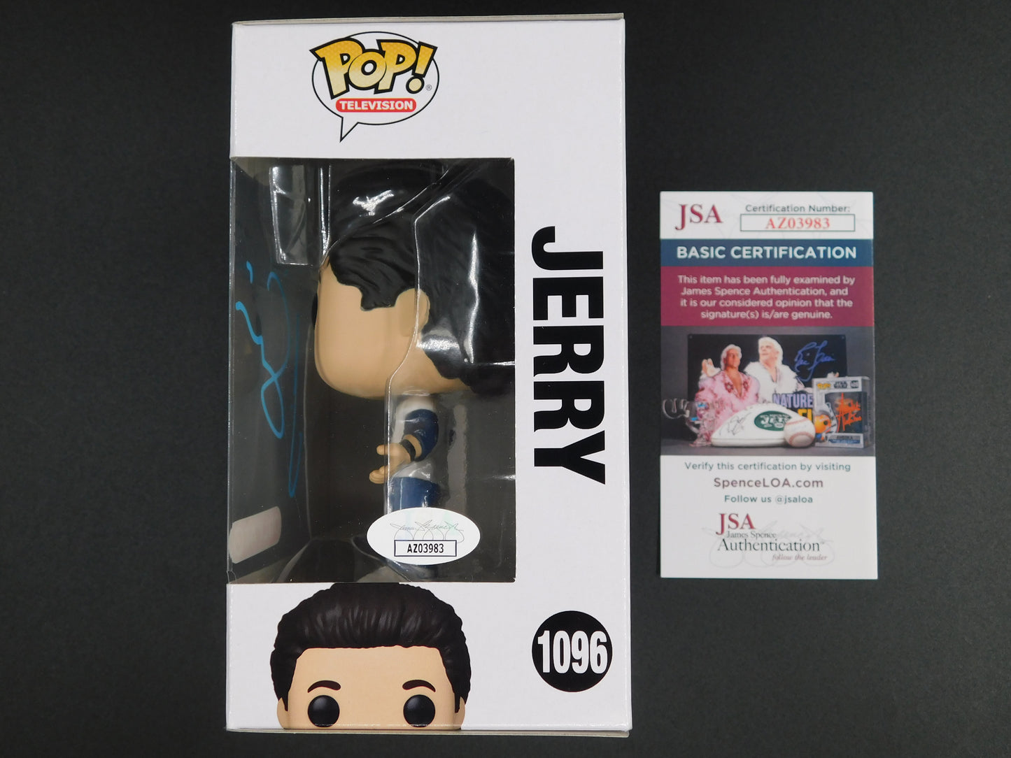 Jerry Seinfeld Signed Autographed Funko Pop! 1096 Jerry Target Exclusive JSA COA