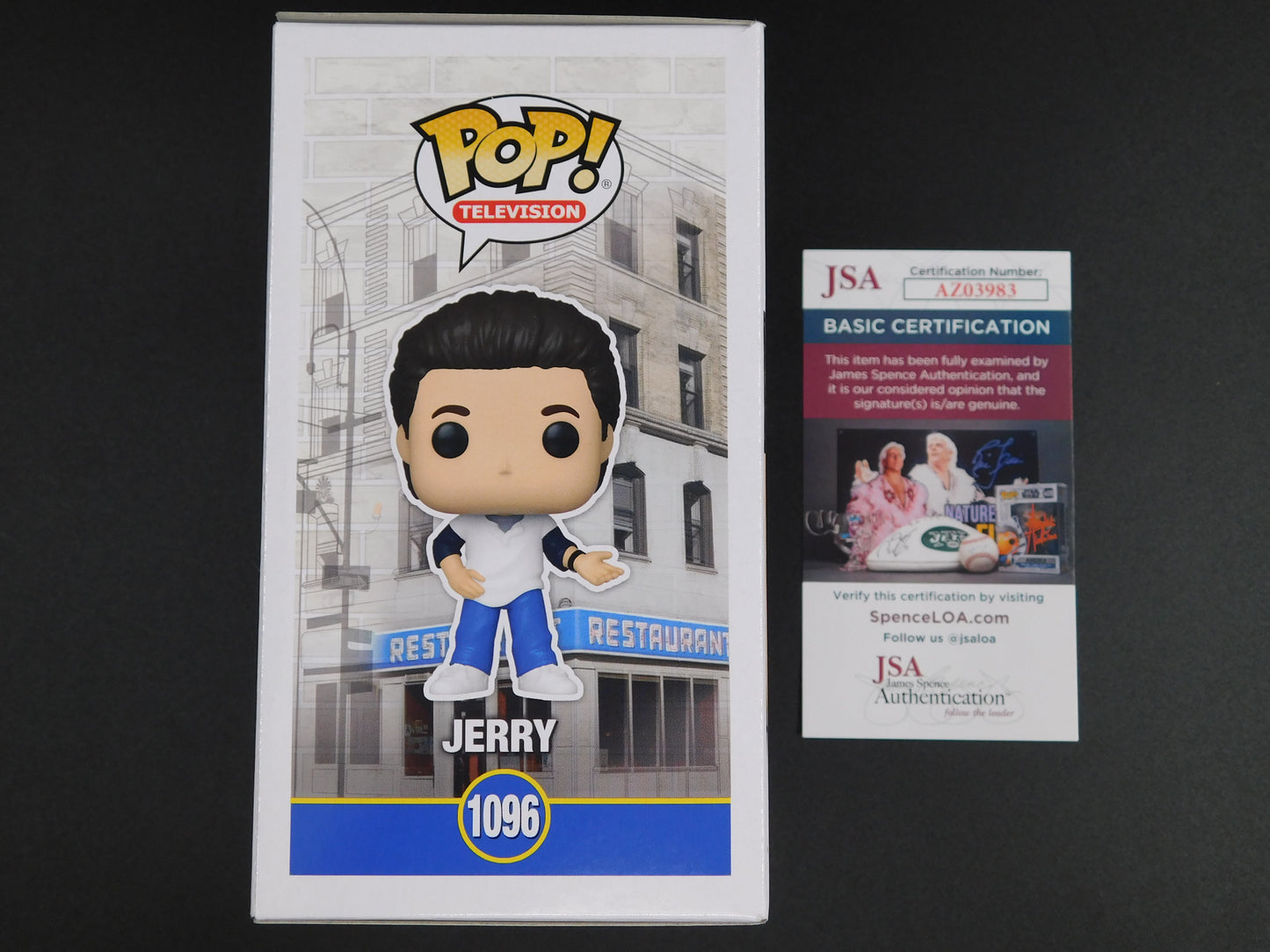 Jerry Seinfeld Signed Autographed Funko Pop! 1096 Jerry Target Exclusive JSA COA