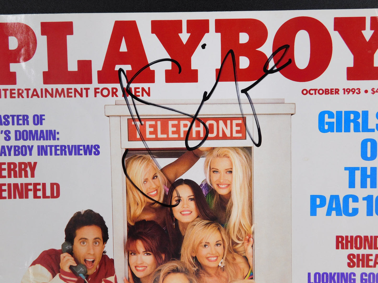 Jerry Seinfeld Signed Autographed October 1993 Playboy Magazine Full Book JSA COA