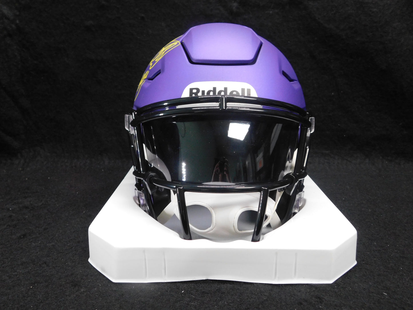 Adrian Peterson Signed Inscribed All Day Minnesota Vikings Midi Speed Flex Helmet BAS COA