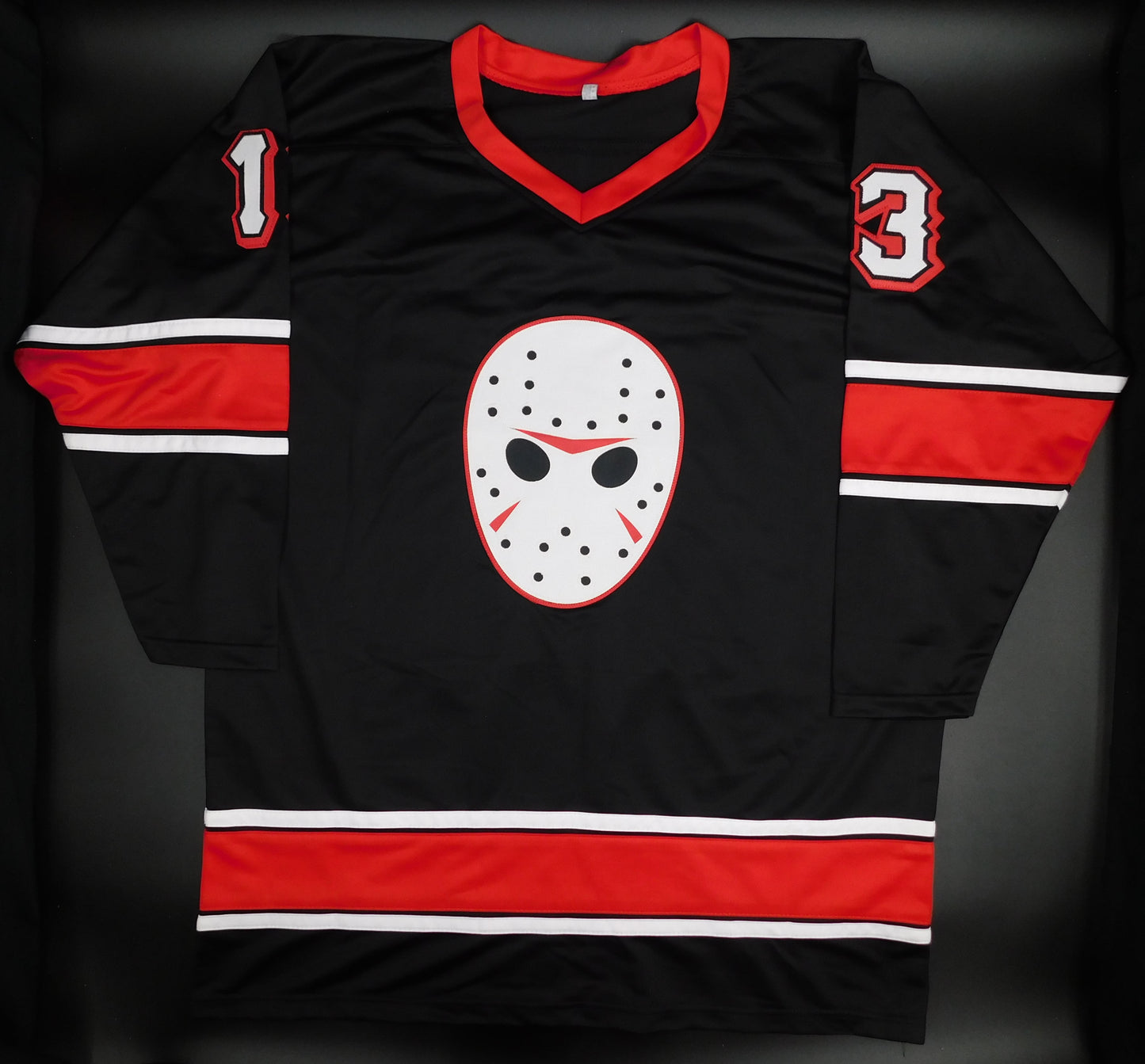 Ari Lehman Signed Jason Voorhees Hockey Jersey Friday The 13th Crystal Lake Killer JSA COA