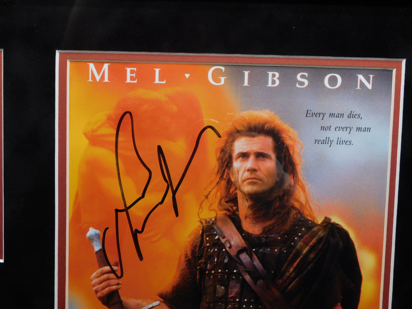 Mel Gibson Signed Framed Autographed 11x14 Photo Braveheart Beckett
