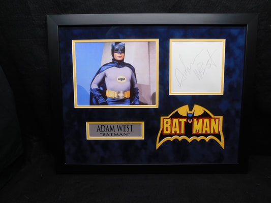 Adam West Signed Framed Autographed Photo Batman JSA COA