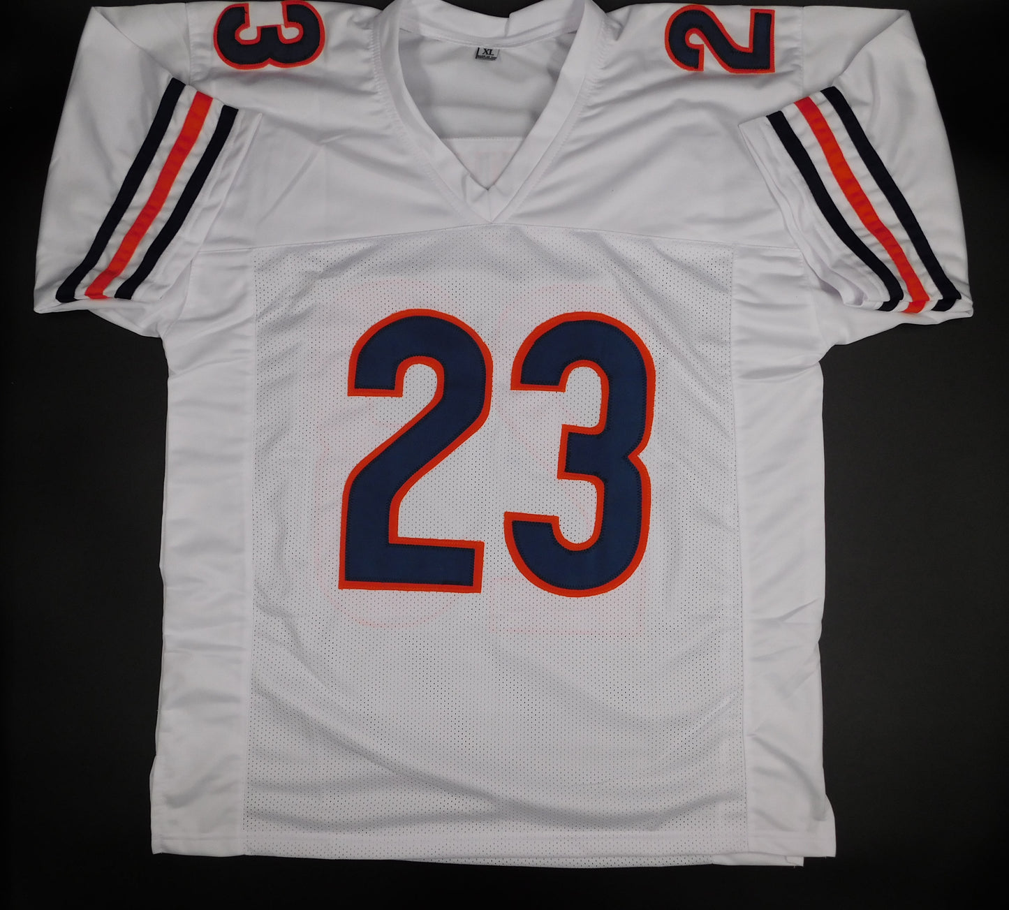 Roschon Johnson Signed Autographed Chicago Bears White Football Jersey BAS COA