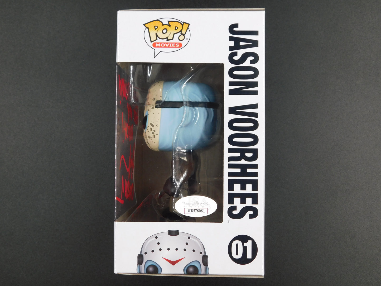 Ari Lehman Signed Funko Pop 01 Friday The 13th Jason Voorhees Fuck Freddy He's My Bitch JSA COA