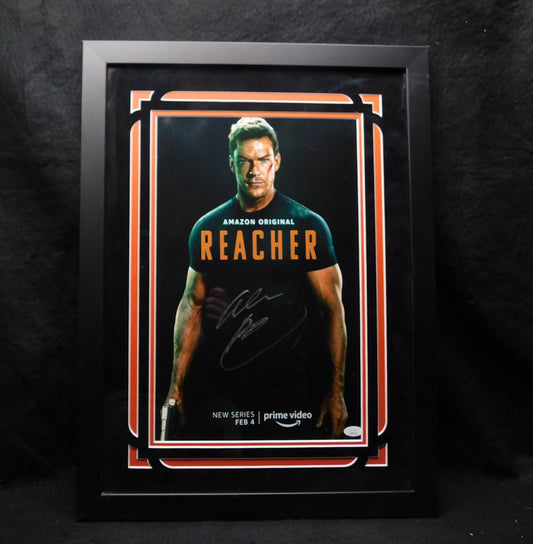 Alan Ritchson Signed Framed Autographed 11x17 Photo Reacher JSA COA (A)