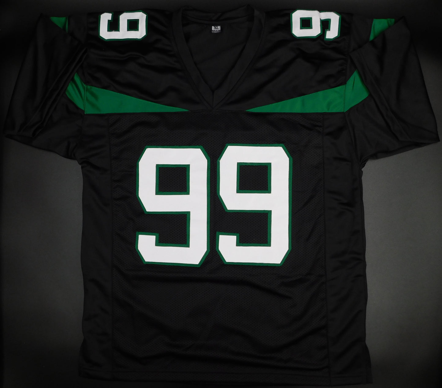 Will McDonald IV Signed Autographed New York Jets Black Football Jersey Gang Green JSA COA