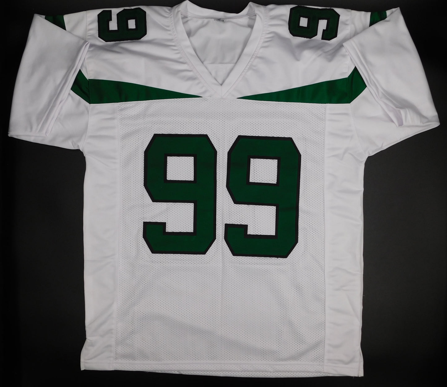 Will McDonald IV Signed Autographed New York Jets White Football Jersey J-E-T-S JSA COA