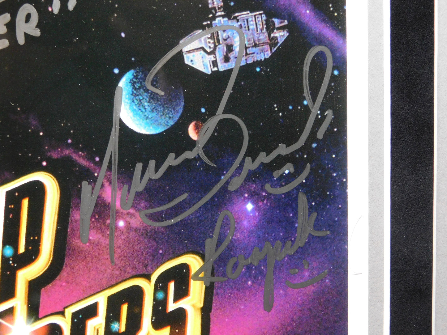 Starship Troopers Cast Signed x8 w Richards VanDien Meyer Ironside Busey JSA COA
