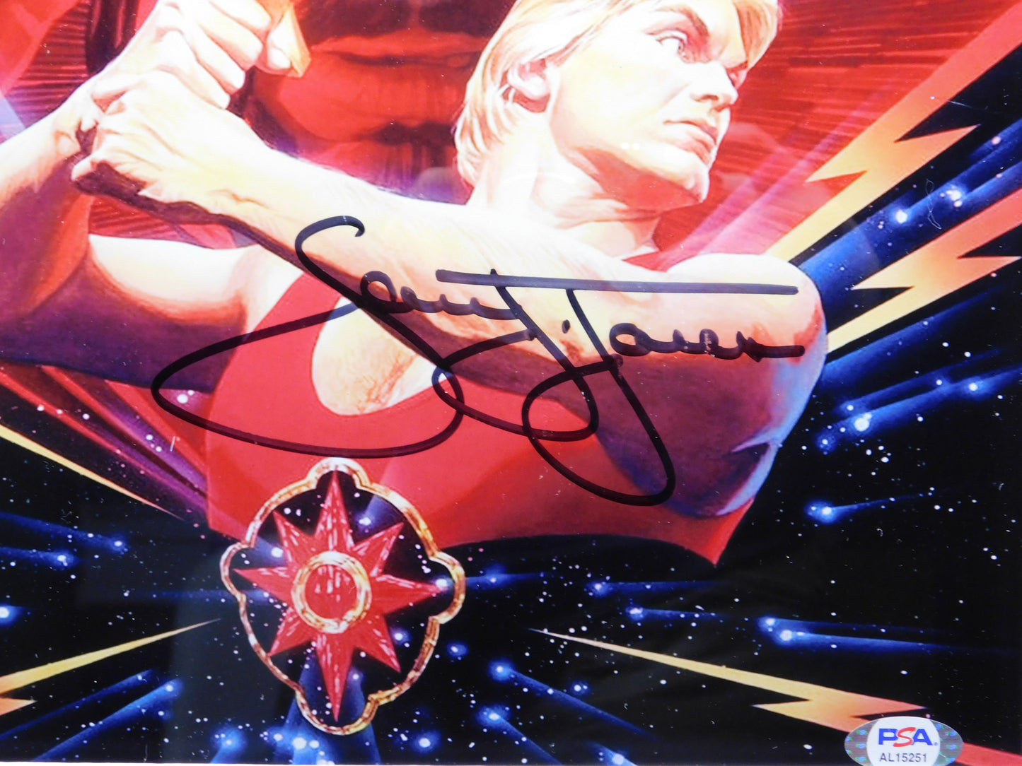 Sam Jones Signed Framed 11x10 Photo Flash Gordon PSA (B)